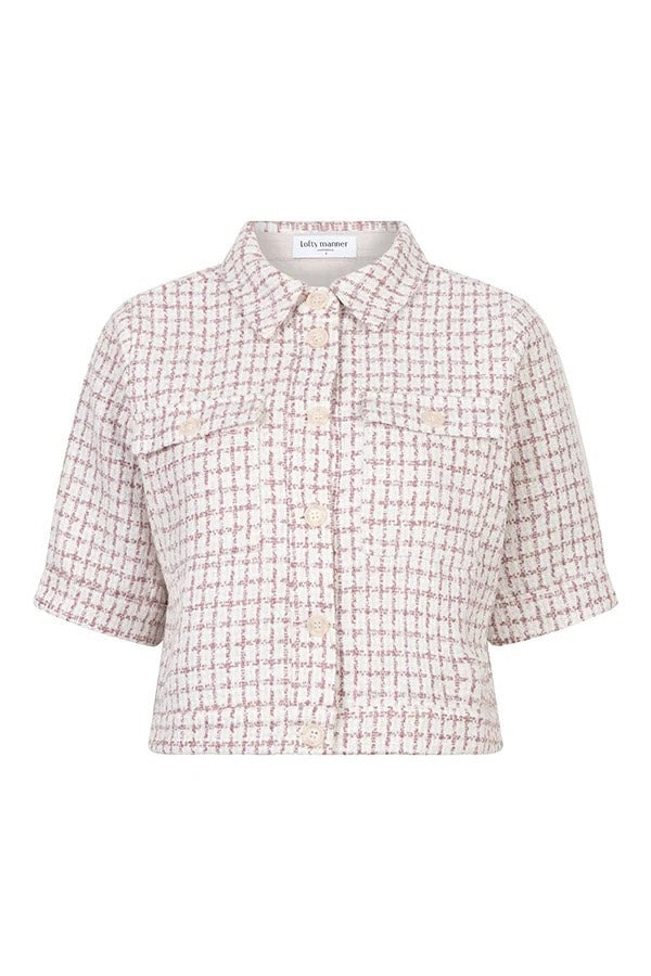 Top Ines - Ecru Dessin