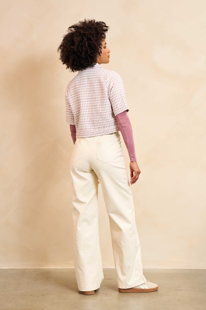 Top Ines - Ecru Dessin