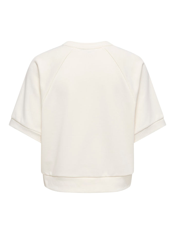 Onldaze S/s Raglan Ub Swt - Wit Dessin