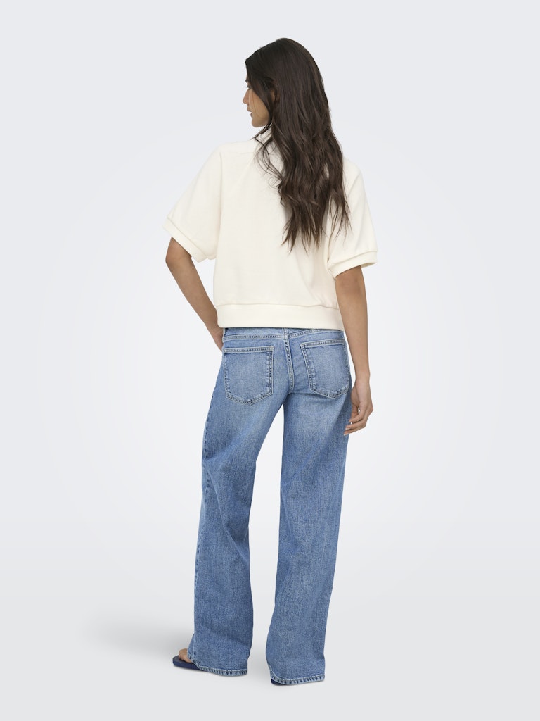 Onldaze S/s Raglan Ub Swt - Wit Dessin