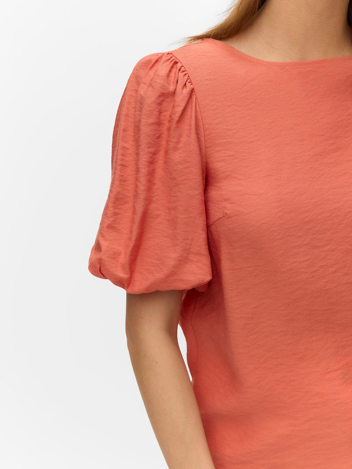 Vmnellie Ss Balloon Top Wvn Ga - Oranje