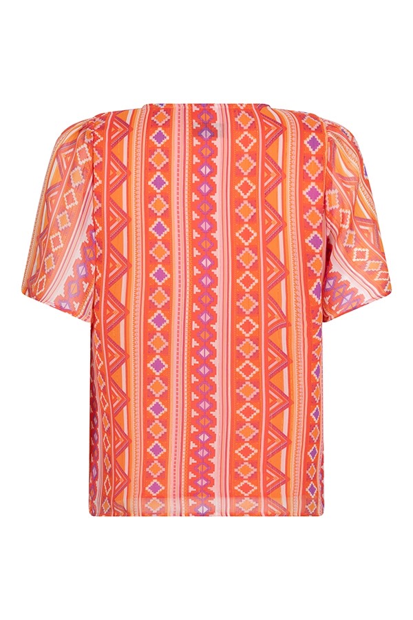 Blouse Leyla - Oranje Dessin