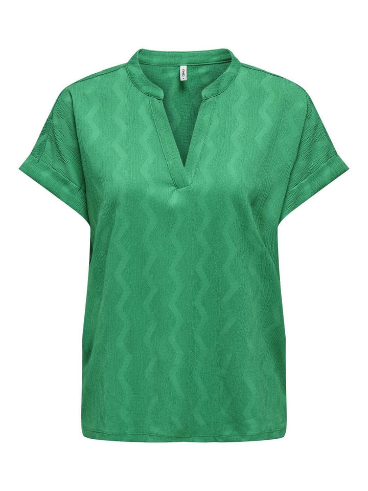 Onldia S/s V-neck Top Cs Jrs - Groen