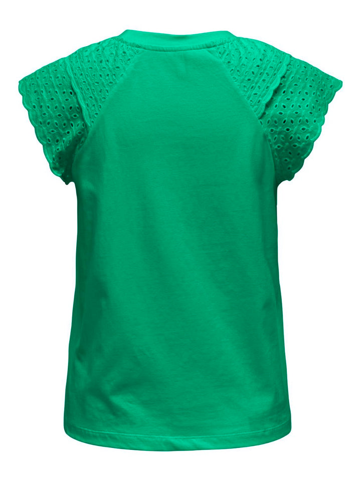 Onlxiana Life S/s Mix Top Jrs - Groen