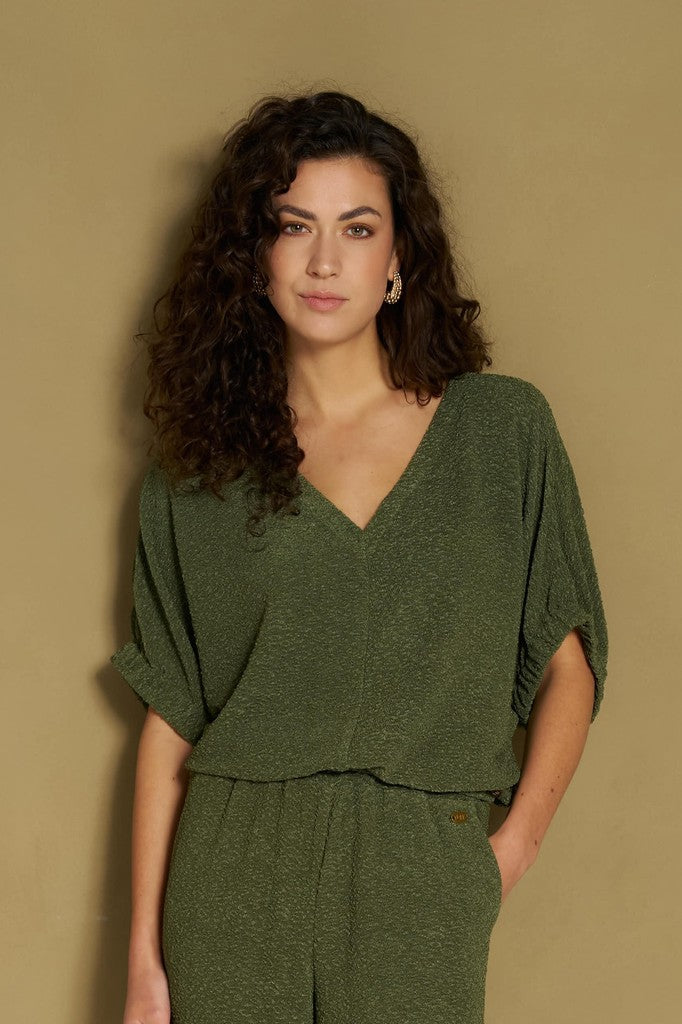 Top Hima - Structured Body - Army