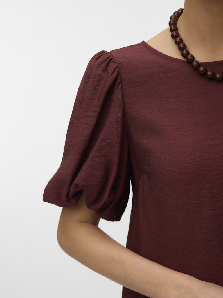 Vmnellie Ss Balloon Top Wvn Ga - Bordeaux