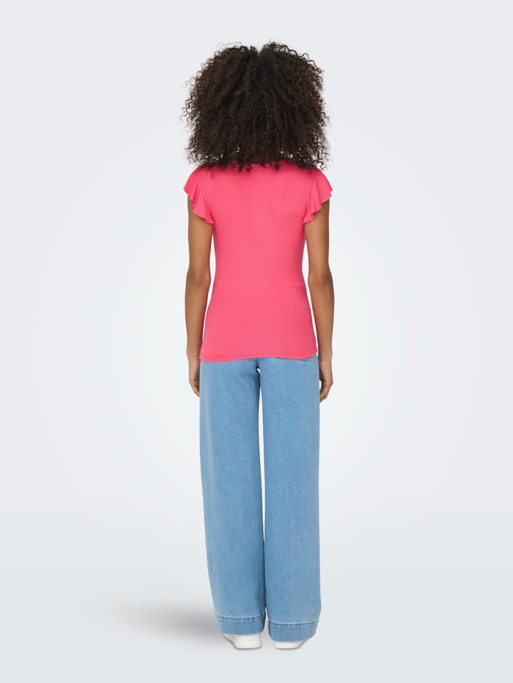 Onlbelia Cap Sleeve Top Jrs Noos - Pink