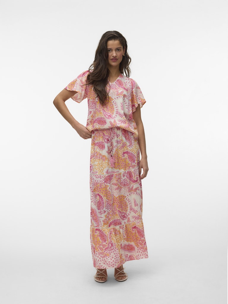 Vmnina 2/4 Short Top Exp - Roze Dessin