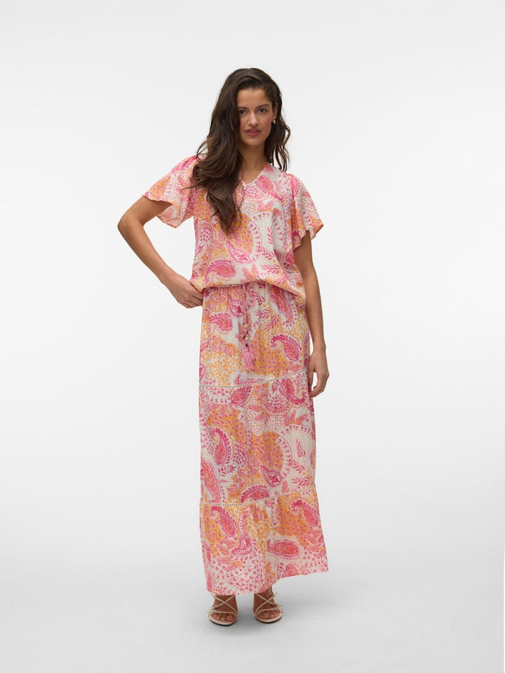 Vmnina 2/4 Short Top Exp - Roze Dessin