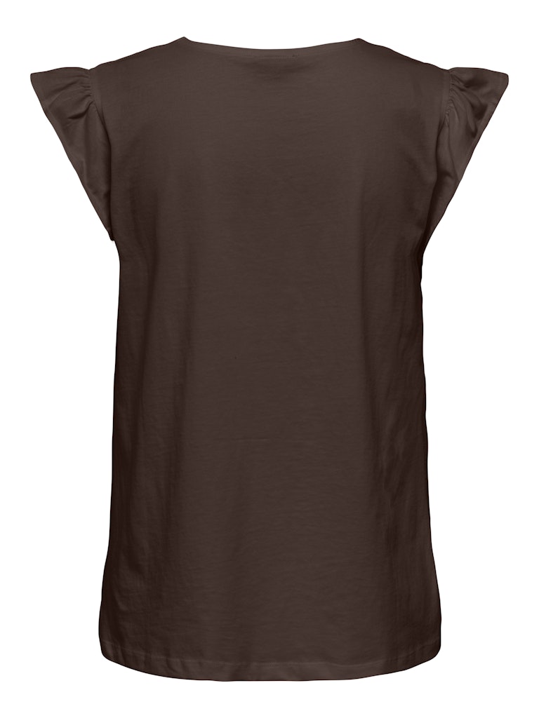 Jdyysta Life S/l Broderi Anglaise Top Jr - Bruin
