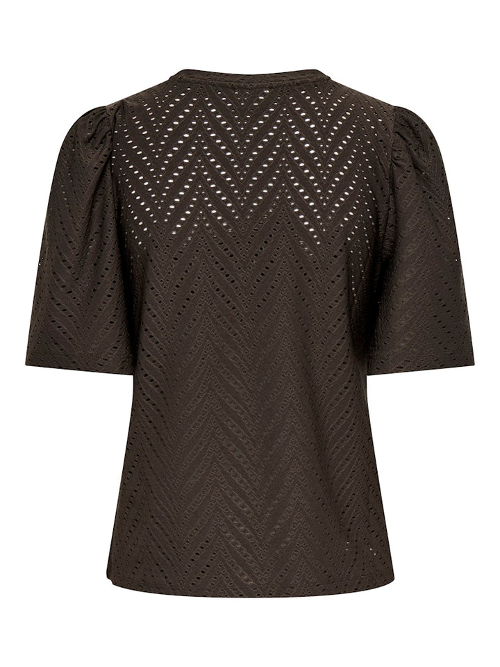 Jdycarla Cathinka S/s Top Jrs Noos - Bruin