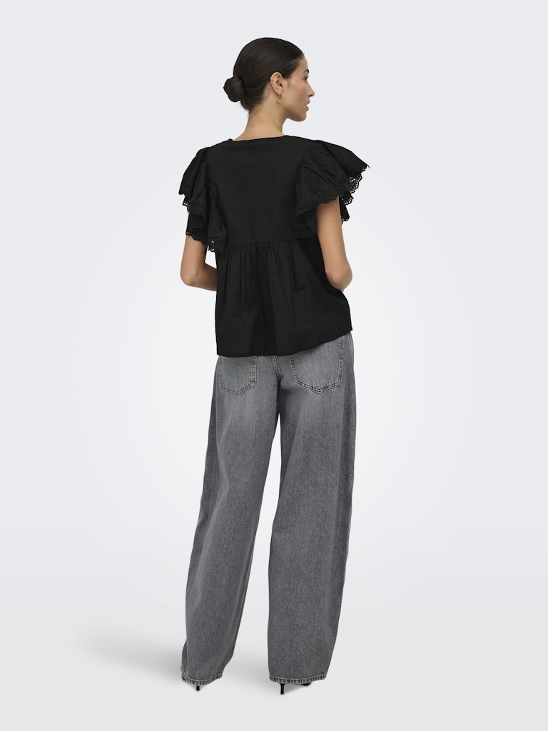 Jdysigga S/s Top Wvn - Zwart