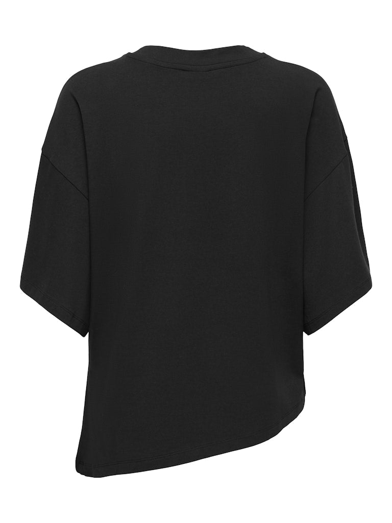 Jdyida S/s Assymetric Top Jrs - Zwart