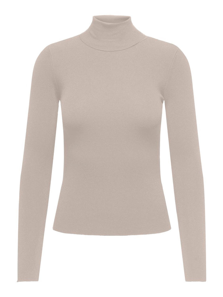 Jdycirkeline L/s Roll Neck Pullover - Beige