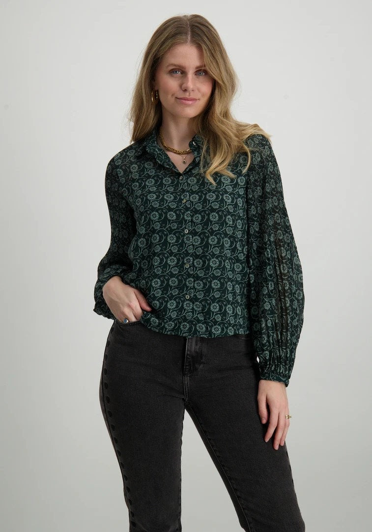 Onlstar Life L/s Plisse Shirt Ptm - Paars