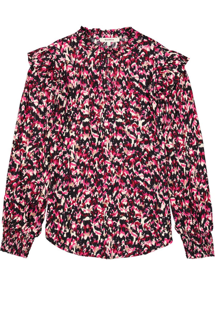 Ladies Shirt - Roze Dessin