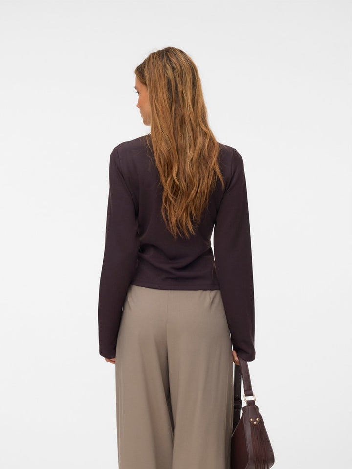 Vmmille Ls Boatneck Short Top Jrs Noos - Bruin
