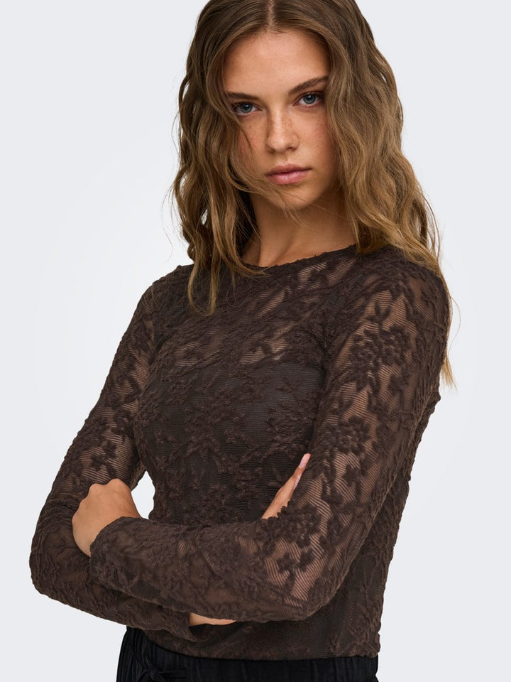 Onlblaise L/s Top Jrs - Bruin