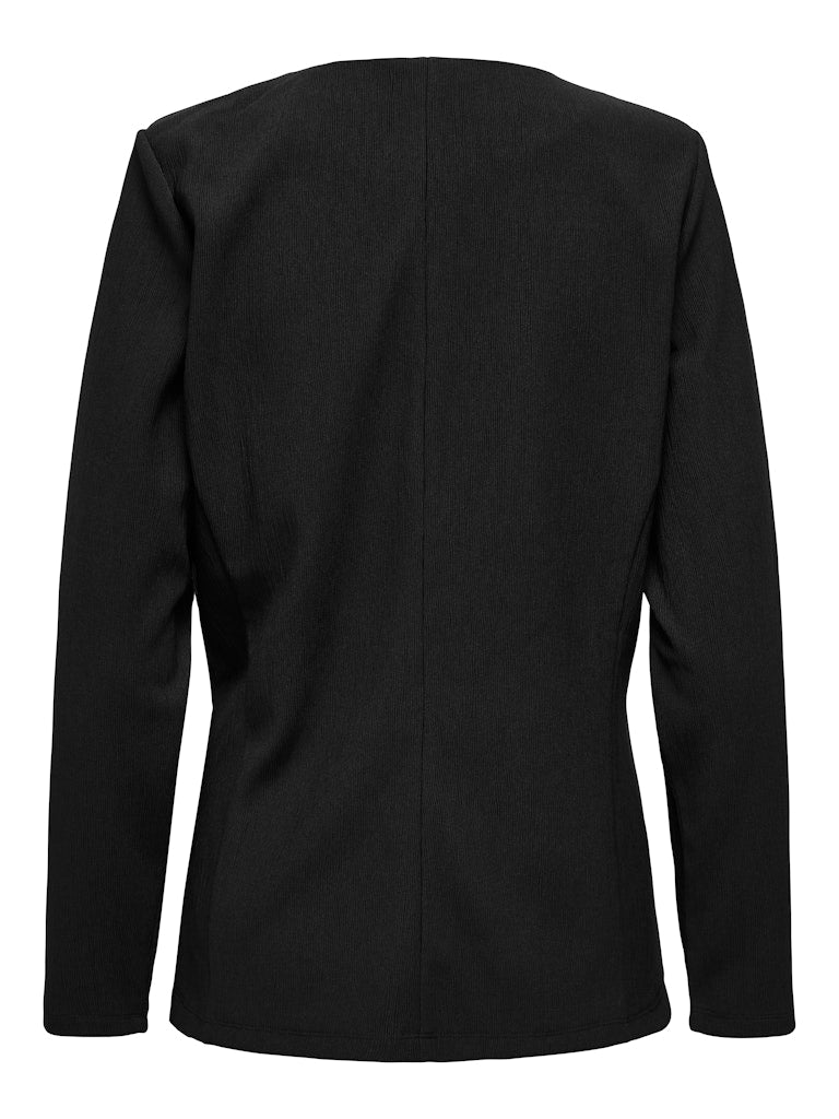 Jdyvilma L/s Wrap Top Jrs - Zwart