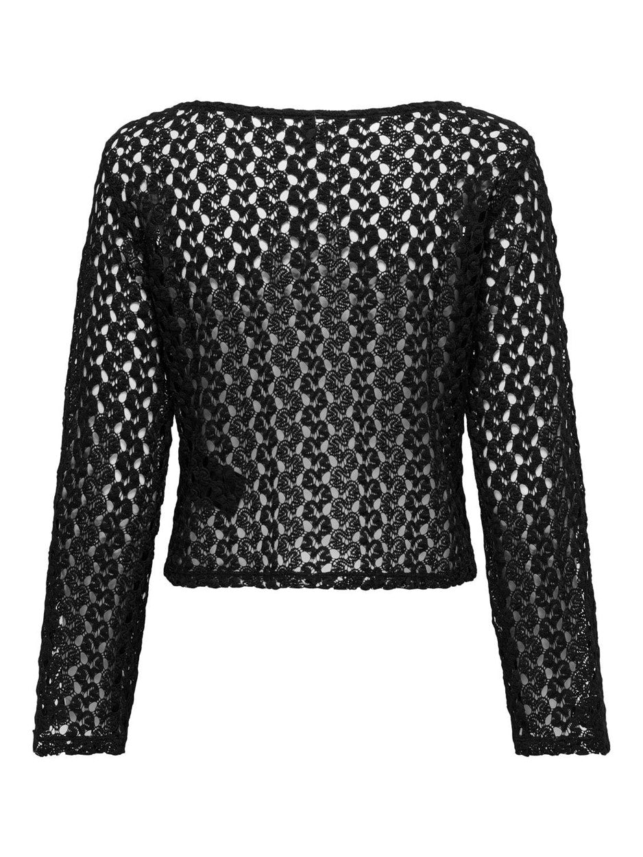 Onllion L/s Top Jrs - Zwart