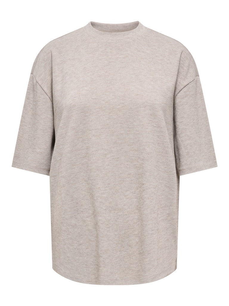 Jdyvita Life S/s O Neck Top Jrs Dia - Grijs Melee