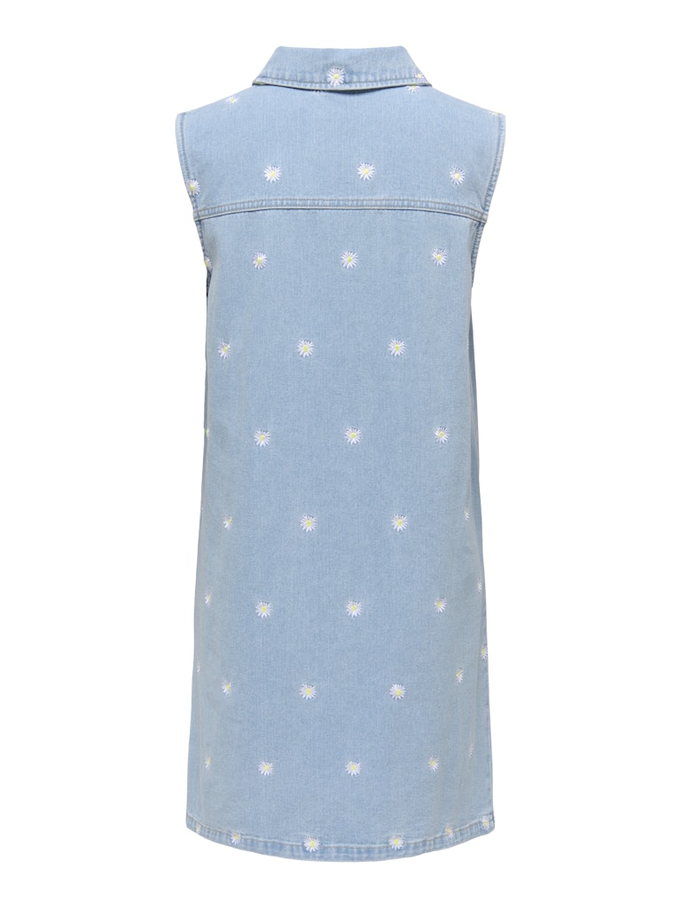Onldaisy Sl Emb Dnm Dress Gua - Lichtblauw