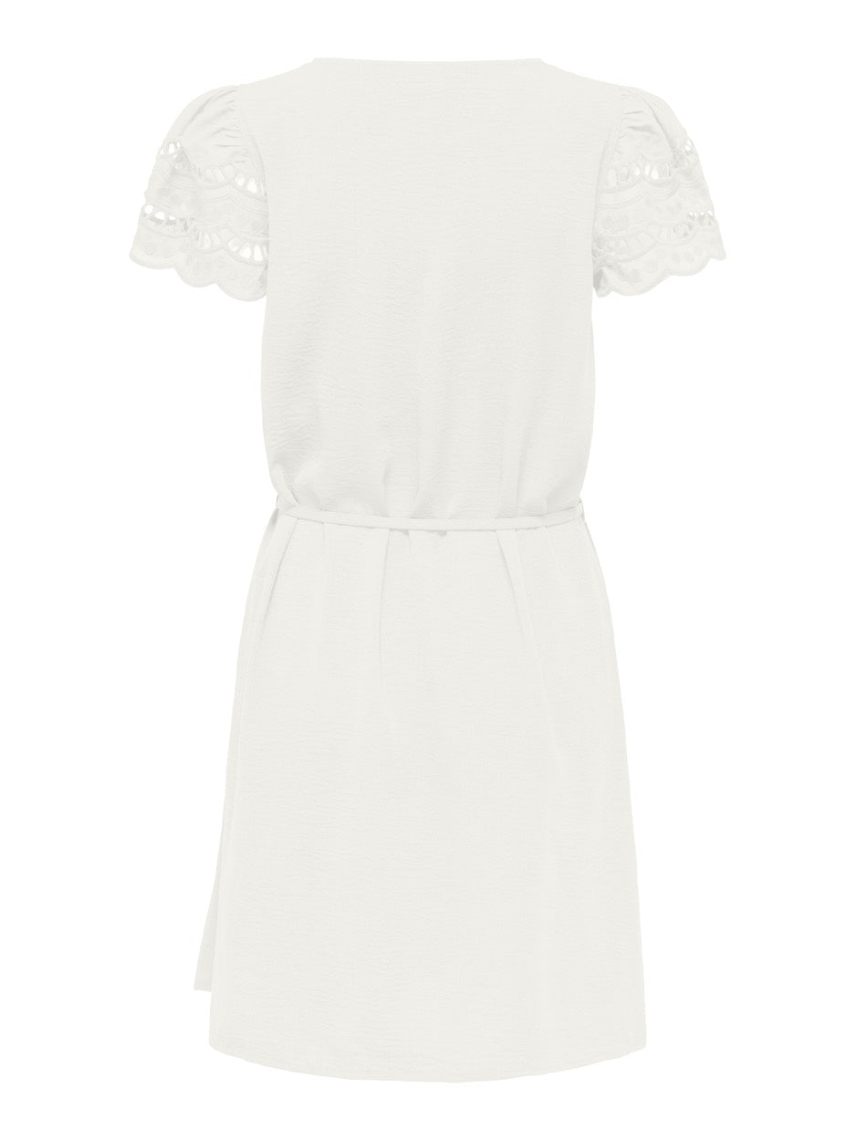 Jdyhannah Life Ss Dress - Off-white