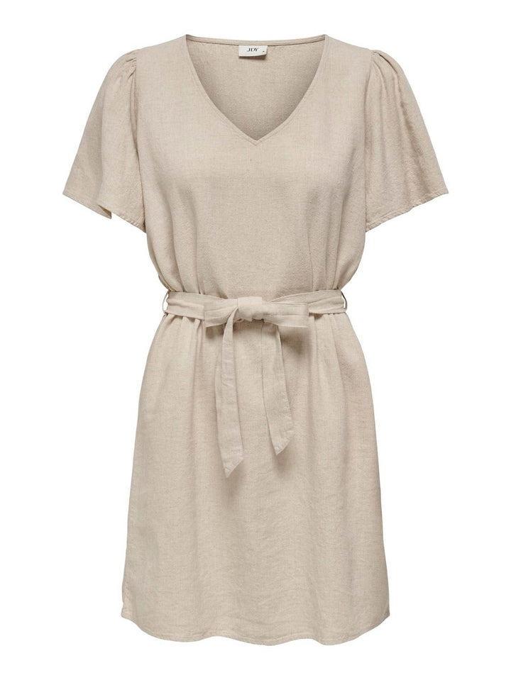 Jdysay S/s Bell Sleeve Dress Wvn No - Beige