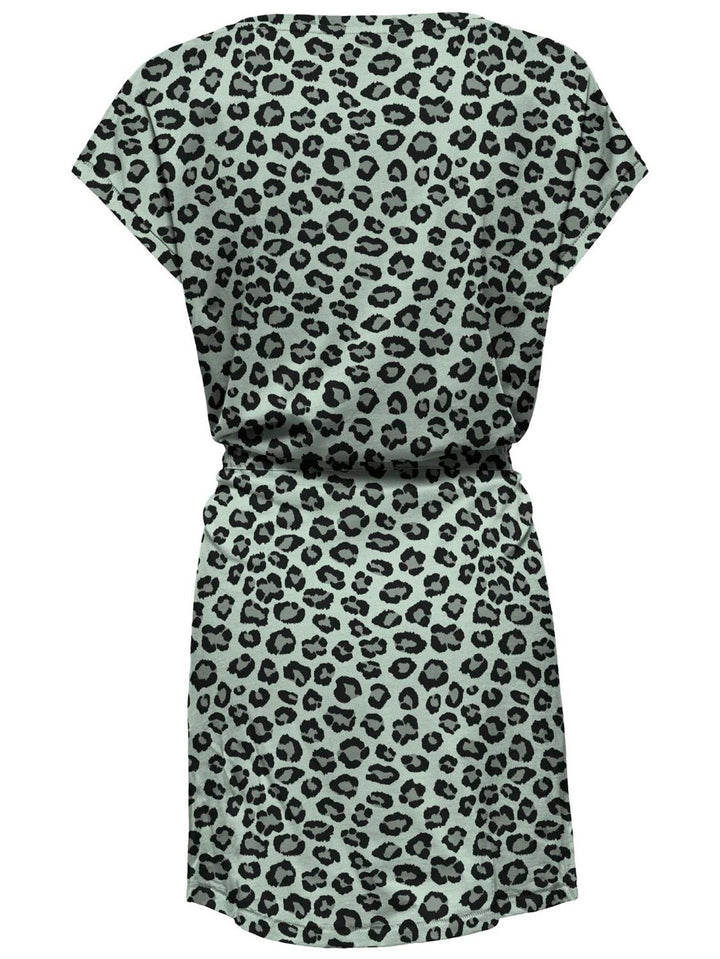 Onlmay S/s Dress Noos - Groen Dessin