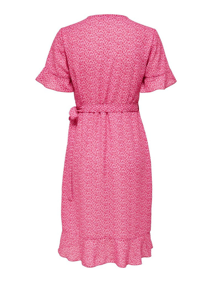 Onlsandy S/s Wrap Dress Ptm - Lila