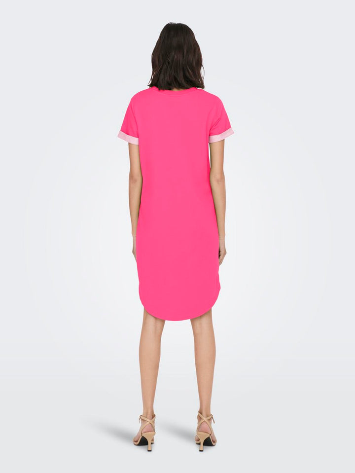 Jdyivy S/s Dress Jrs Noos - Fuchsia