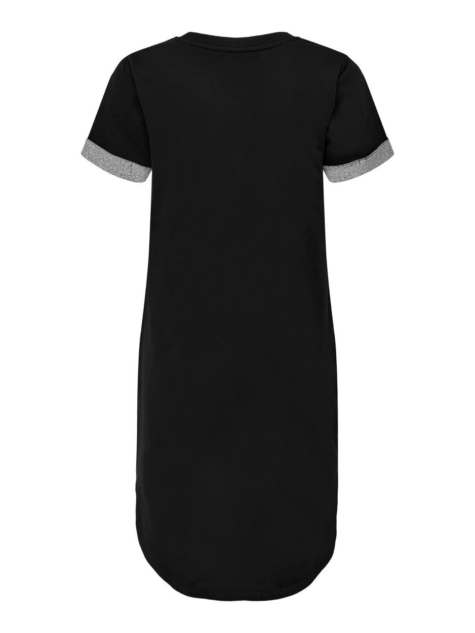 Jdyivy Life S/s Dress Jrs Noos - Zwart