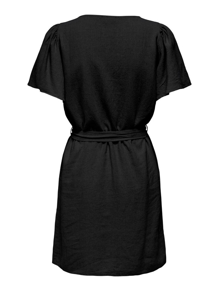 Jdysay S/s Bell Sleeve Dress Wvn No - Zwart