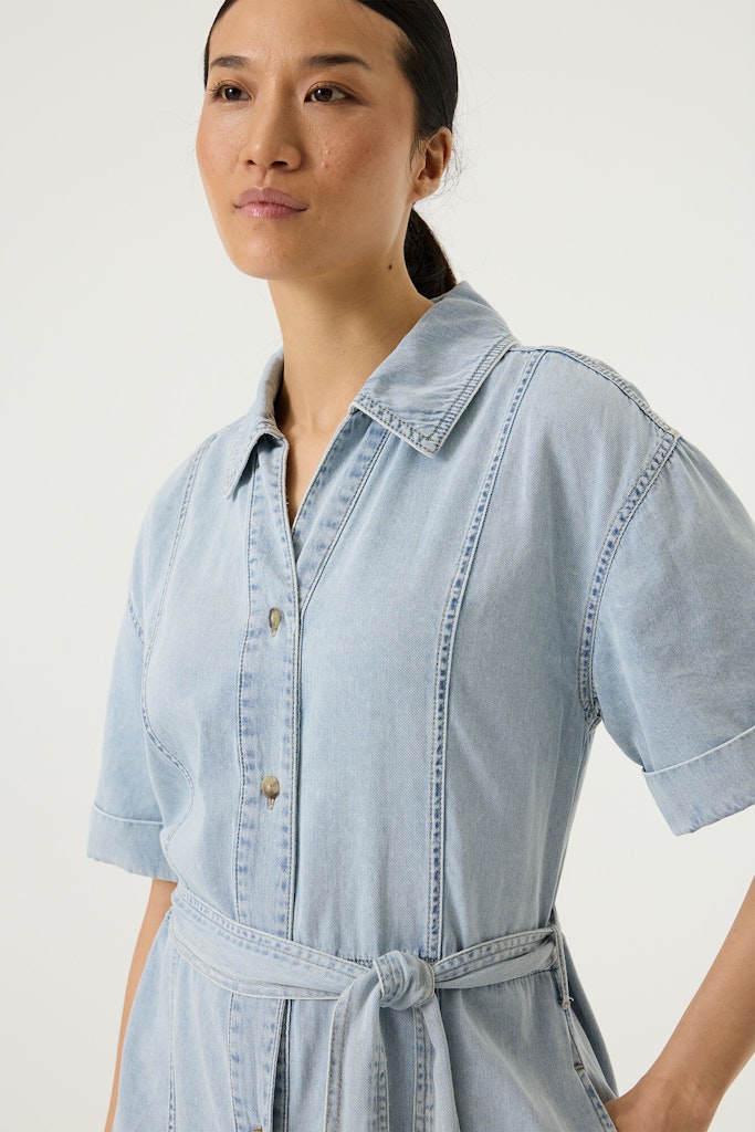 Denim Lange Jurk - Blue Denim