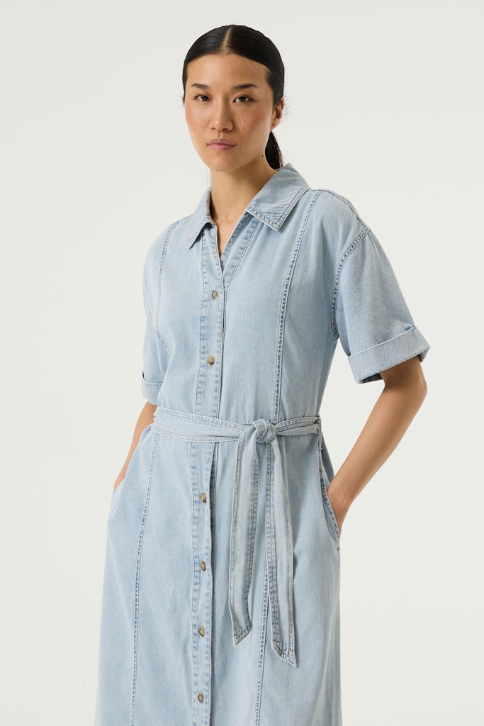 Denim Lange Jurk - Blue Denim