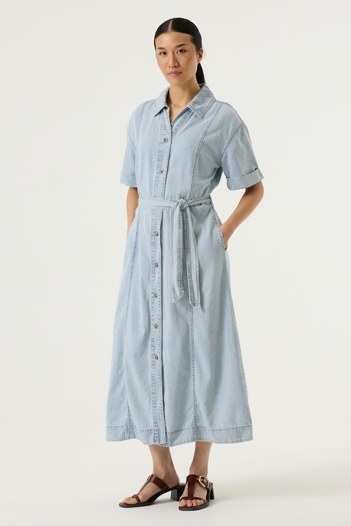 Denim Lange Jurk - Blue Denim