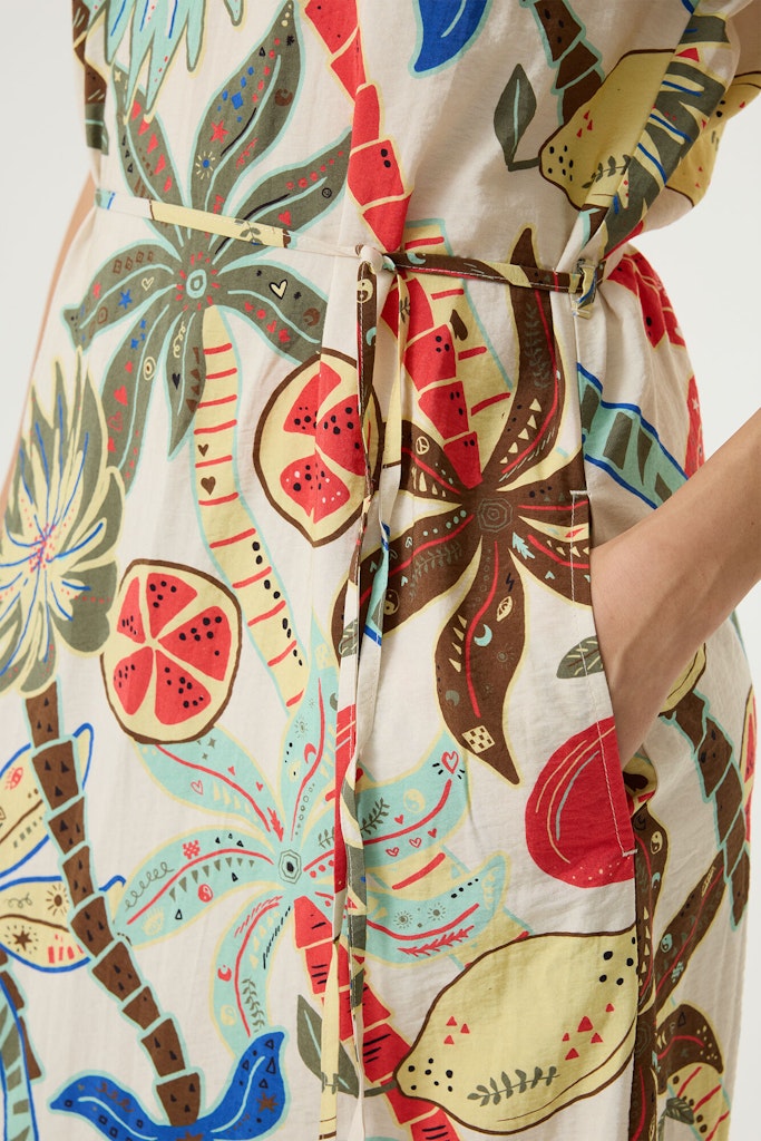 R260280 Ladies Dress - Ecru Dessin