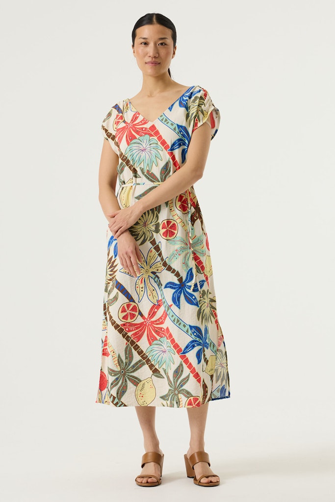 R260280 Ladies Dress - Ecru Dessin