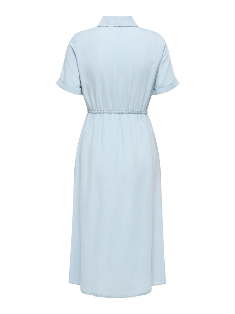 Onlcharis Life 2/4 Shirt Dress Wvn Cc - Blue Denim