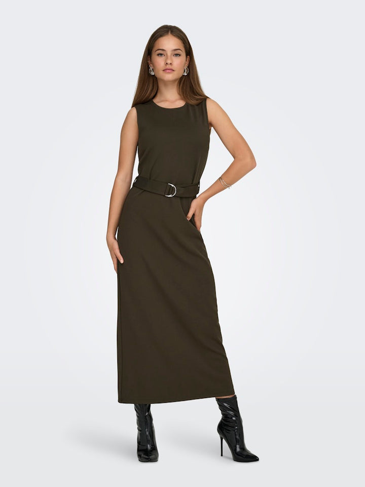 Jdyana S/l Belt Dress Jrs - Bruin