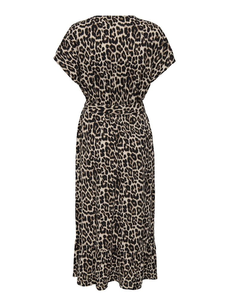 Onlzilla Adele Ss Long Dress Noos Wvn - Bruin Dessin