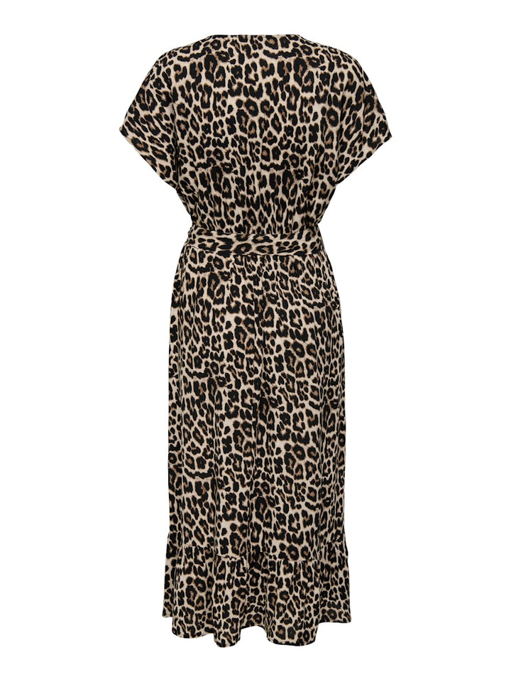 Onlzilla Adele Ss Long Dress Noos Wvn - Bruin Dessin