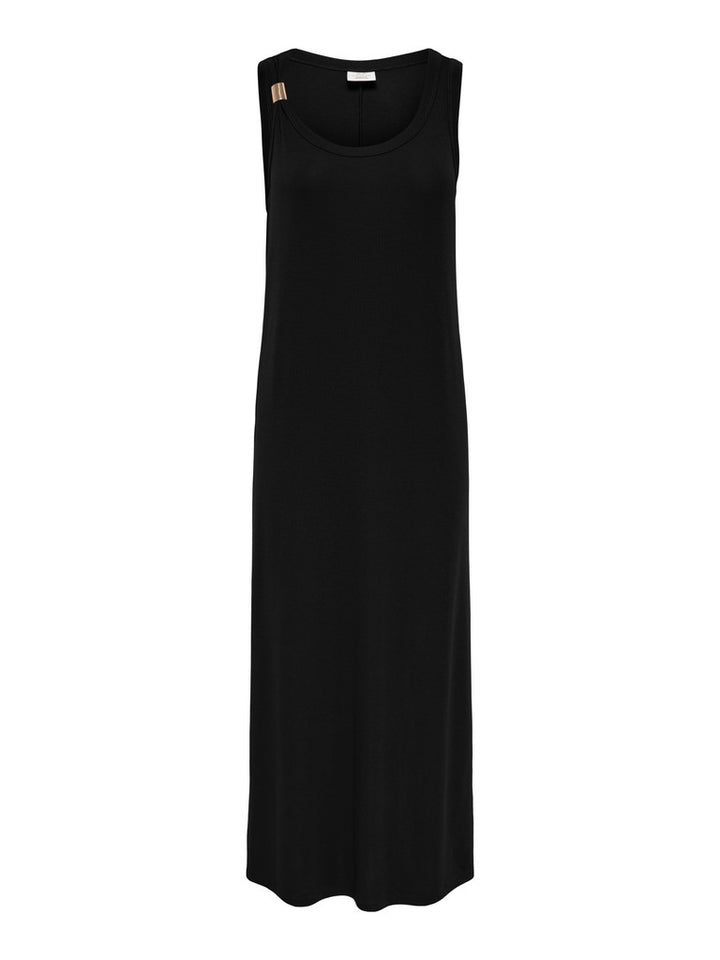 Jdyuffa S/l Long Dress Jrs Exp - Zwart