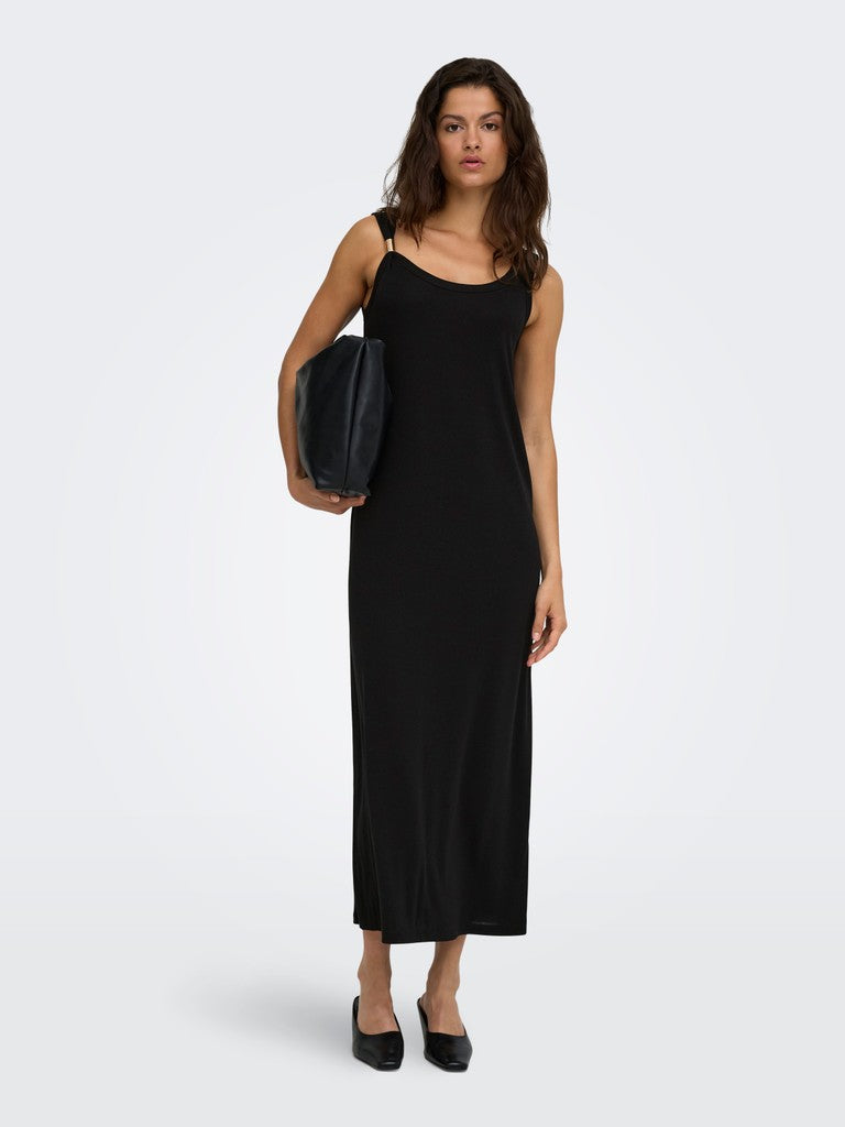 Jdyuffa S/l Long Dress Jrs Exp - Zwart