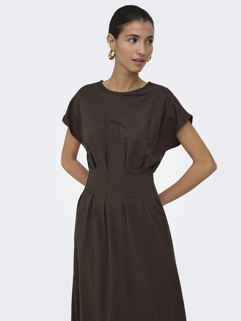 Jdyrebekka Life S/s Midi Dress Jrs - Bruin