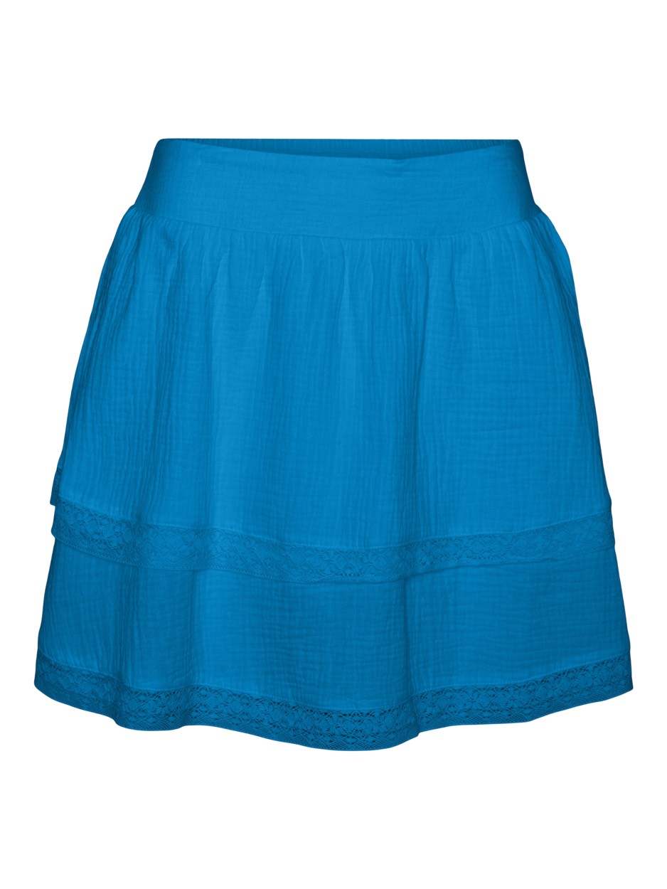 Vmnatali Hw Short Lace Skirt Wvn Ga - Kobalt