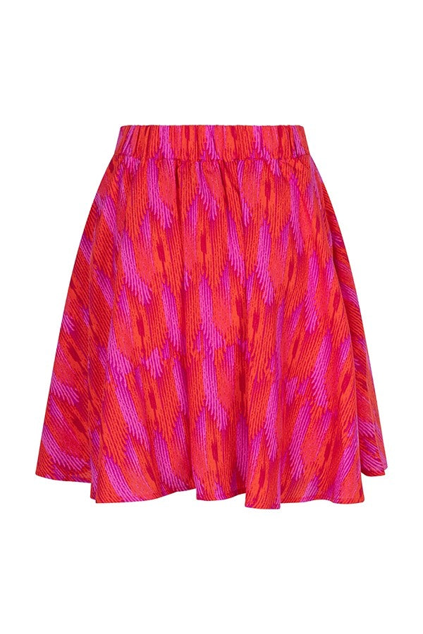 Skirt Lotte - Rood Dessin