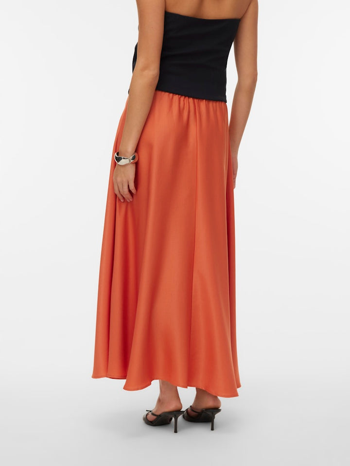 Vmmira Ankle Skirt Wvn - Oranje