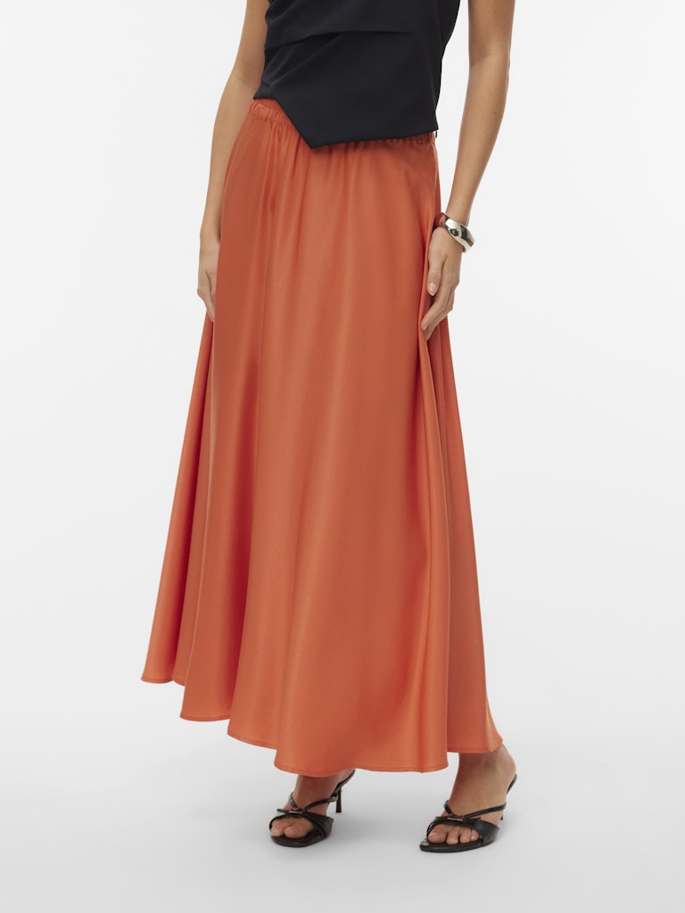 Vmmira Ankle Skirt Wvn - Oranje