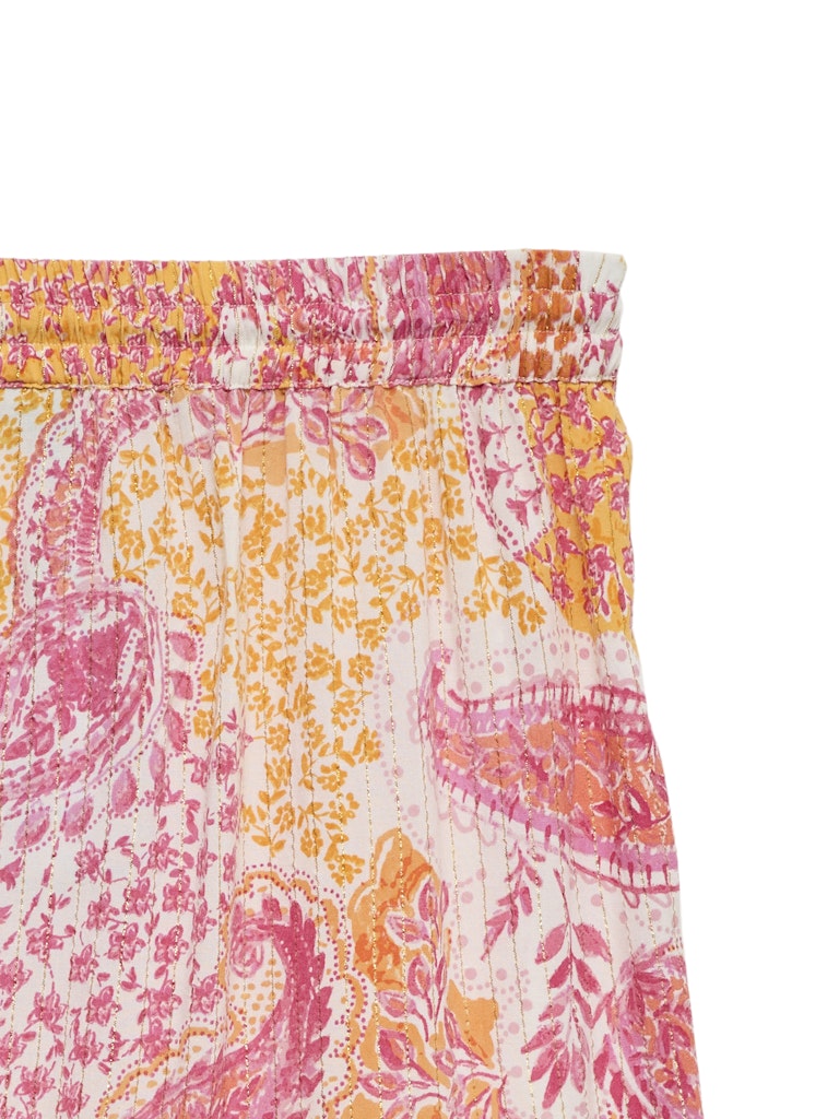 Vmnina H/w Maxi Lurex Skirt Exp - Roze Dessin